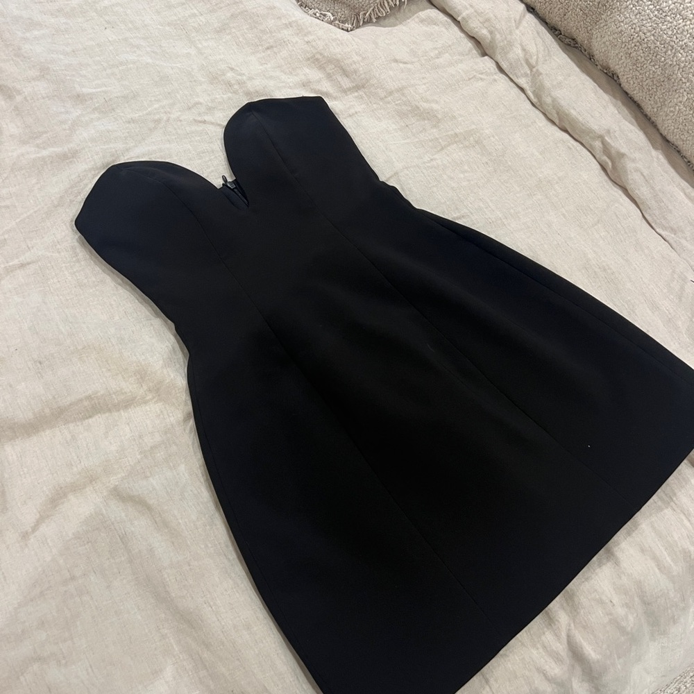 Zara Black Strapless Dress